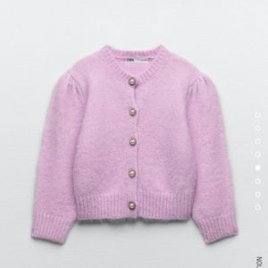 Jewel Button Knit Cardigan
